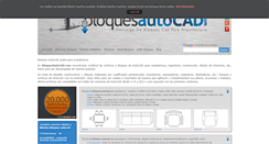 Desktop Screenshot of bloquesautocad.com